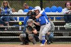 Softball vs Emerson  Wheaton College Softball vs Emerson College in game 2 of their doubleheader. - Photo by Keith Nordstrom : Wheaton, Softball